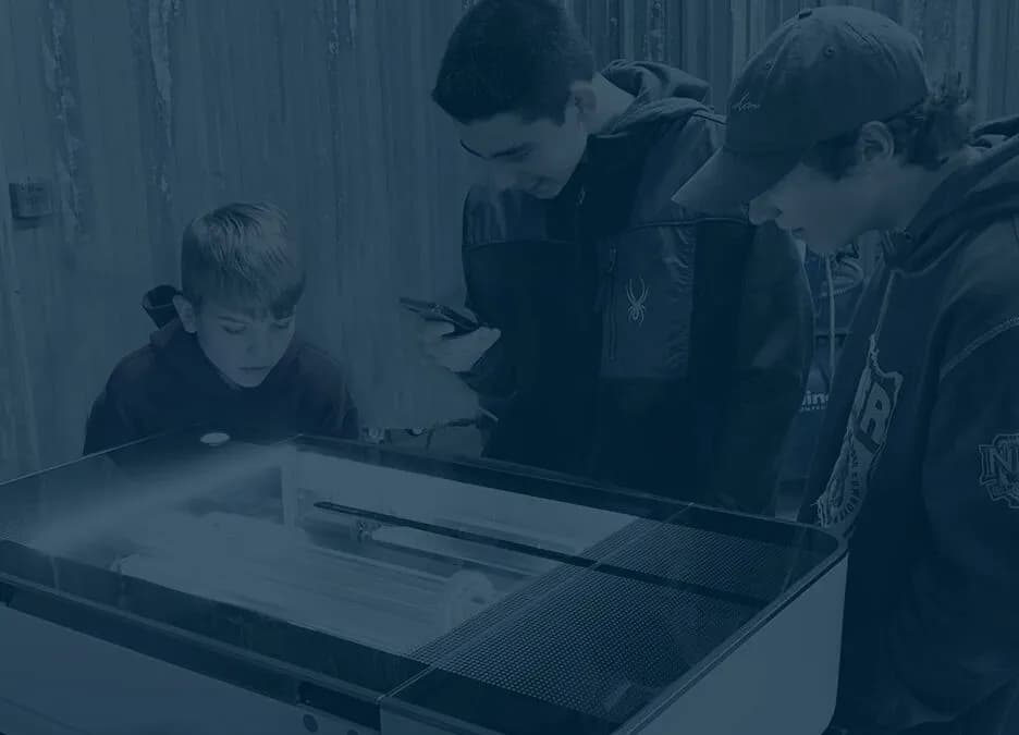 Entrepreneur prototyping at Triumph Workshop