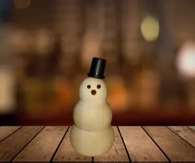 Snowman - Wood Lathe Basics
